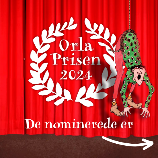 orla prisen 2024 logo på rød baggrund