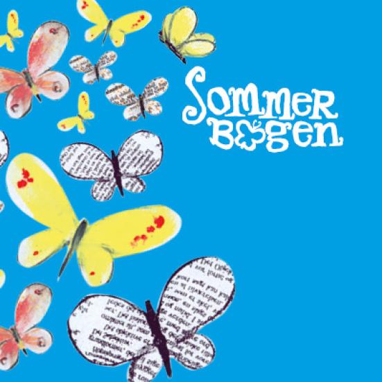 Himmel med sommerfugle