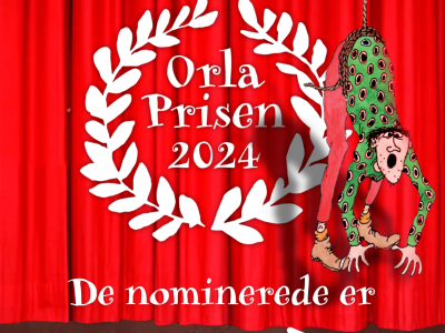 orla prisen 2024 logo på rød baggrund