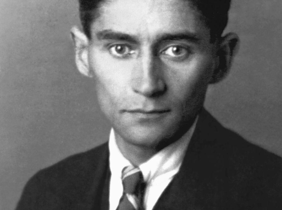 Fotografi er Kafka, sandsynligvis fra 1923.